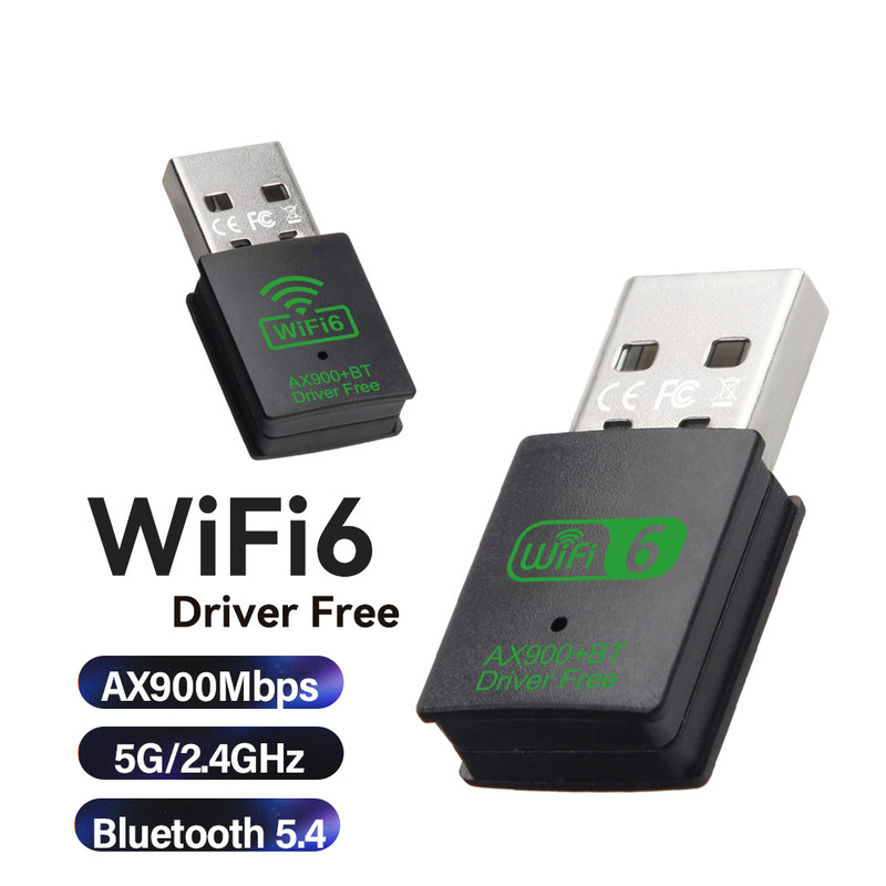 دانگل wifi6 و bluetooth5.4 مدل ax900 مناسب برای کامپیوتر