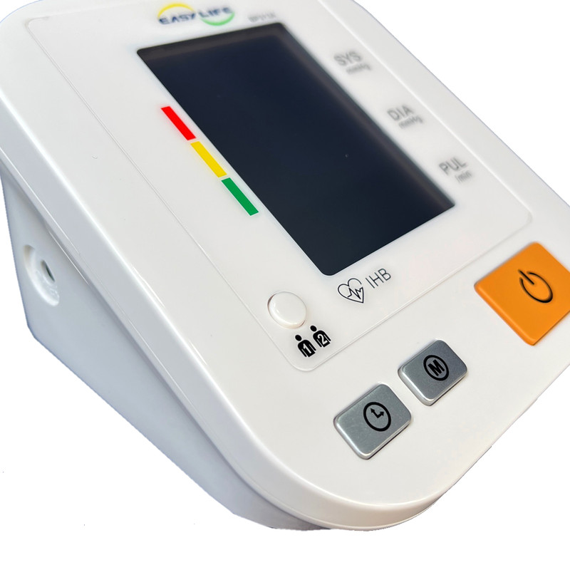 فشارسنج دیجیتال بازویی ایزی لایف مدل BP313A با قابلیت اندازهگیری فشار خون و ضربان قلب، تشخیص آریتمی، بازوبند قابل شستشو، منبع انرژی باتری و کابل USB، مناسب بازو 22 تا 42 سانتیمتر