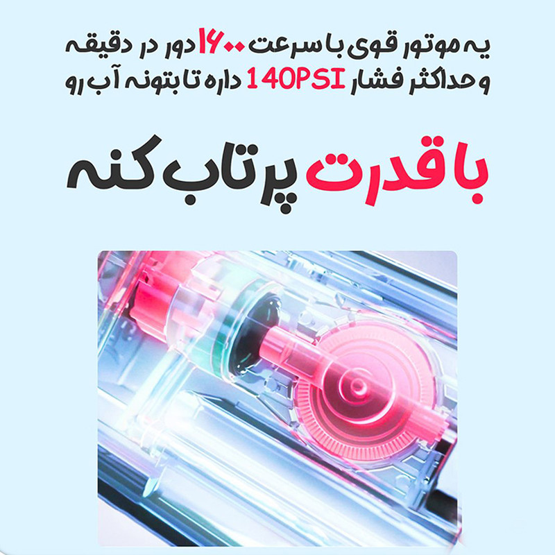 دستگاه شستوشوی دهان و دندان شارژی انپولی مدل M6 PLUS