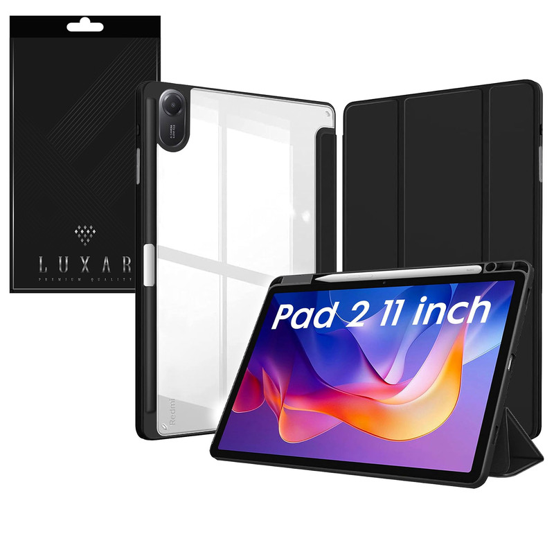 کاور لوکسار مدل pad2 - اسمارت جا قلم دار مناسب برای تبلت شیائومی Redmi Pad 2