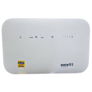 مودم 4G/TD-LTE خانگی ایرانسل مدل TF-i60 S1 با پشتیبانی هم‌زمان 32 کاربر، 4 شبکه بی‌سیم مستقل، 4 پورت LAN، آنتن 5dBi و سیم‌کارت 300 گیگابایت اینترنت 6 ماهه
