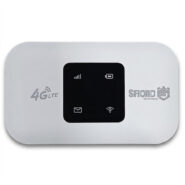 مودم جیبی 4G LTE اسفیورد مدل M720 با باتری 3000 میلی‌آمپر ساعت، پشتیبانی از 4.5G، اتصال همزمان تا 10 کاربر، سرعت دانلود 150 مگابیت بر ثانیه، وای‌فای 802.11b/g/n و قابلیت اتصال USB