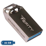 فلش مموری وریتی مدل V-819 ظرفیت 64 گیگابایت با بدنه فلزی، رابط USB 2.0 Type-A، سرعت انتقال 30 مگابایت بر ثانیه و سازگار با گوشی، کامپیوتر، لپ‌تاپ، تلویزیون و تبلت