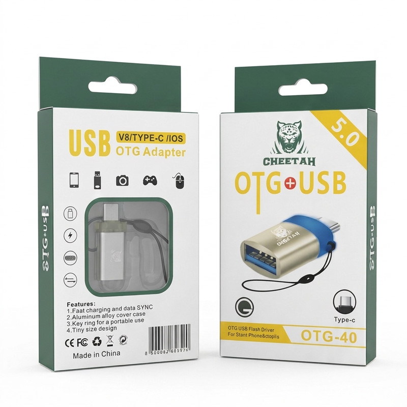مبدل USB به USB-C چیتا مدل V8