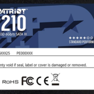 اس اس دی اینترنال SATA III پتریوت مدل P210 ظرفیت 256 گیگابایت