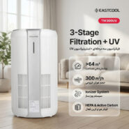 دستگاه تصفیه‌کننده هوا خانگی سه مرحله‌ای ایستکول مدل TW300UV