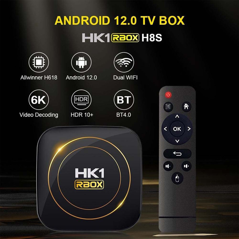 اندروید باکس اچکی1 مدل HK1 H8S 12 4/32GB